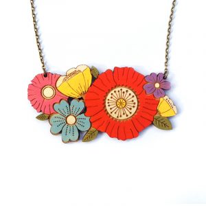 Poppy Bouquet Necklace Layla Amber